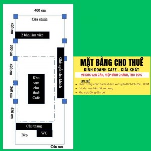 Cho thuê mặt bằng - Kinh Doanh Cafe - Giải Khát tại Tp. HCM