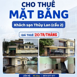 Cho thuê mặt bằng kinh doanh